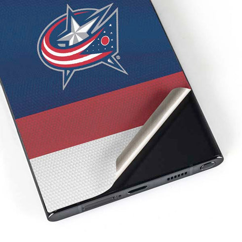 NHL Columbus Blue Jackets Alternate Jersey Galaxy S25 Ultra Skin